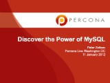 Opening Keynote: Discover the Power of MySQL
