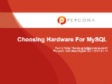 Choosing Hardware for MySQL