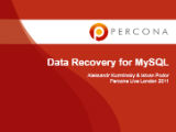 Data Recovery for MySQL