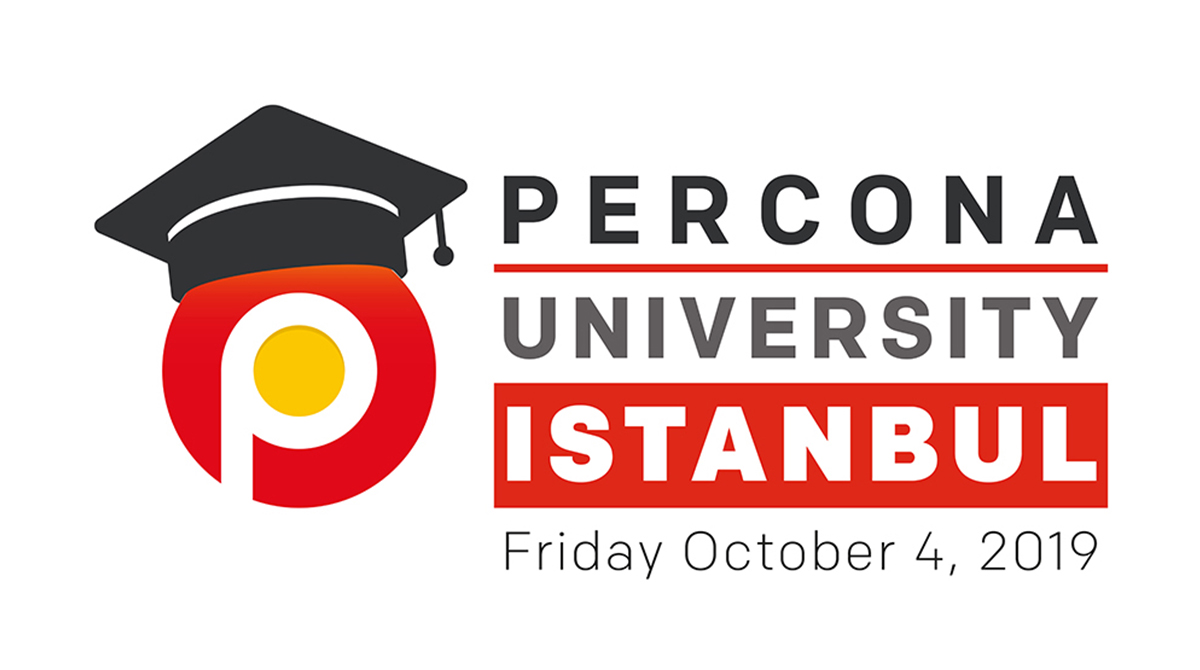 Percona University Istanbul on October 4