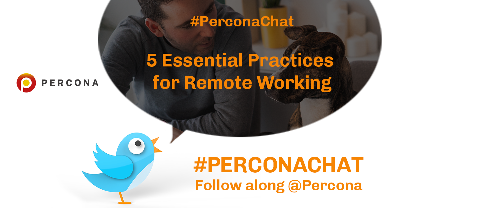 #PerconaChat — 5 Essential Practices for Remote Working
