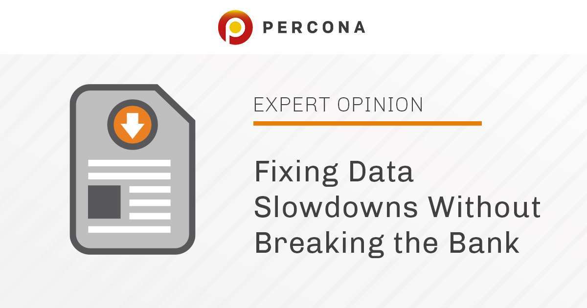 Fixing Data Slowdowns Without Breaking the Bank
