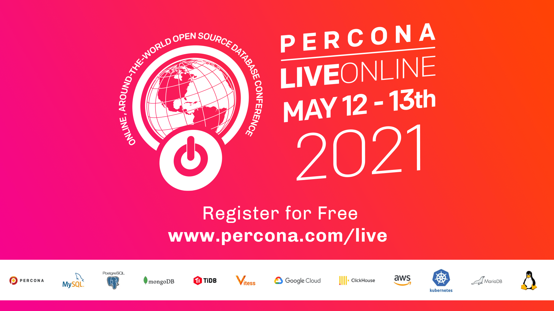 Percona Live ONLINE: Keynotes Now Live!