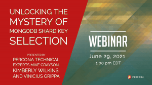 Choose the Right MongoDB Shard Key