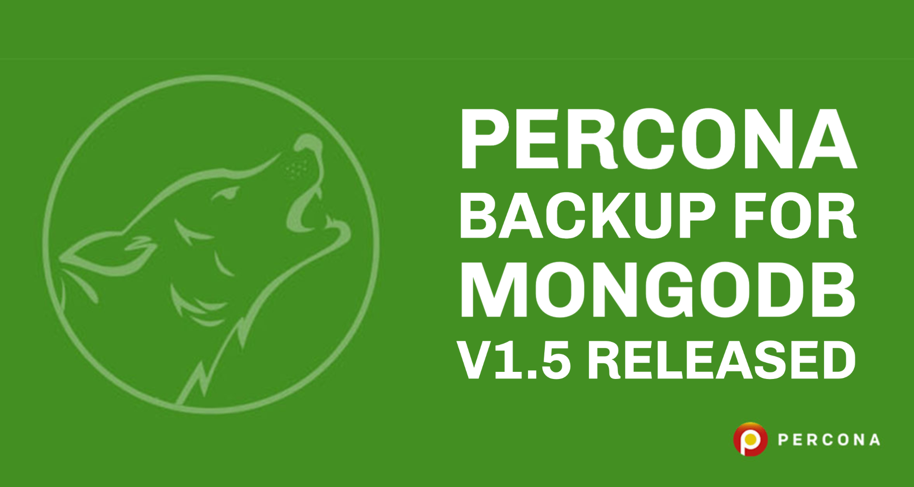 Percona Backup for MongoDB v1.5 Released