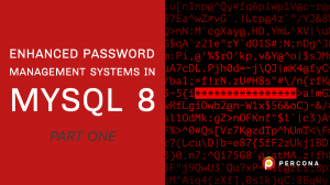 Enhanced Password Management Systems in MySQL