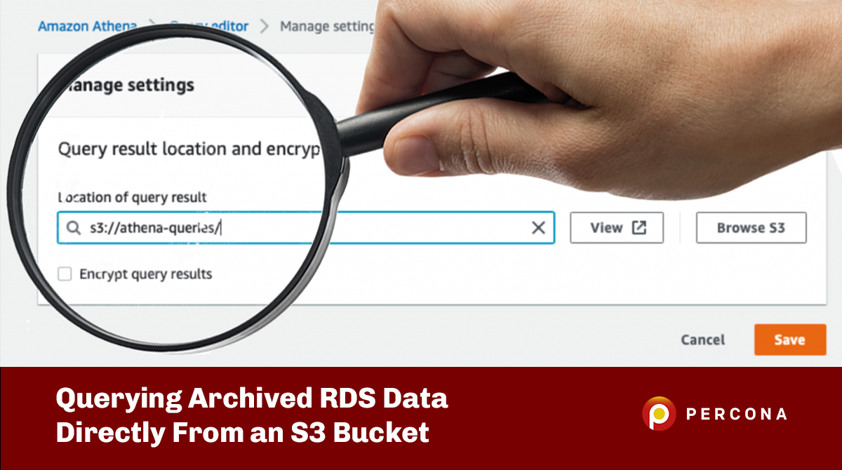Querying Archived RDS Data Directly From an S3 Bucket