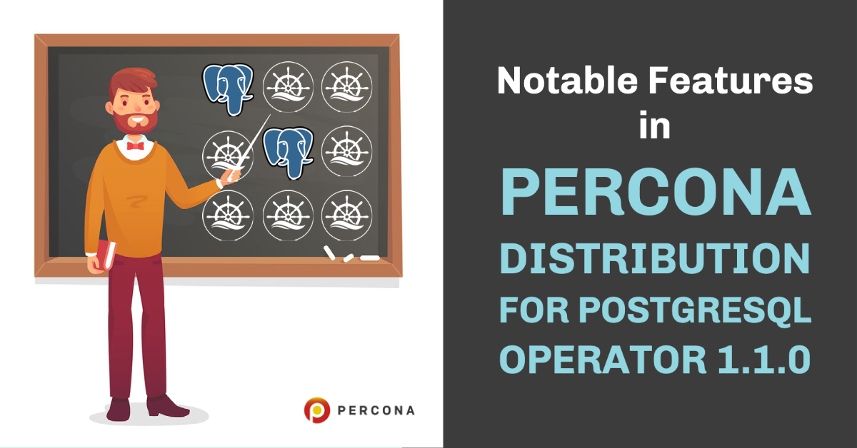 Percona Distribution for PostgreSQL Operator 1.1.0 – Notable Features