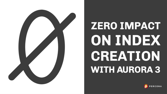 Zero Impact on Index Creation with Amazon Aurora 3