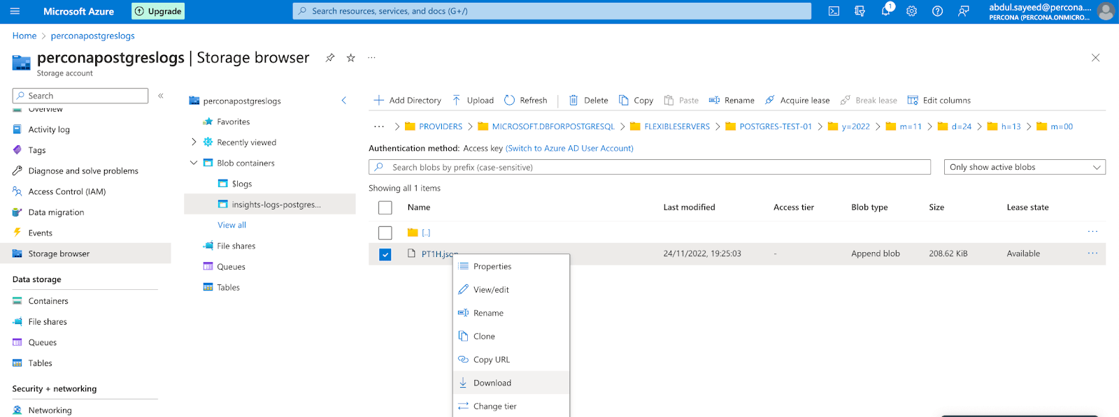 Generate a pgBadger Report From PostgreSQL Flexible Server Logs