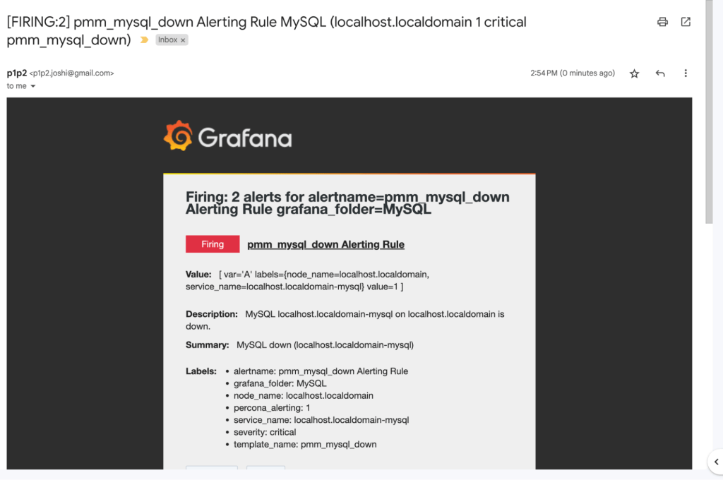 Customizing the “Body” section of alert notification