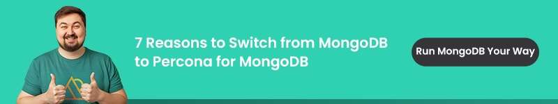 reasons to switch from Mongodb to percona for mongodb