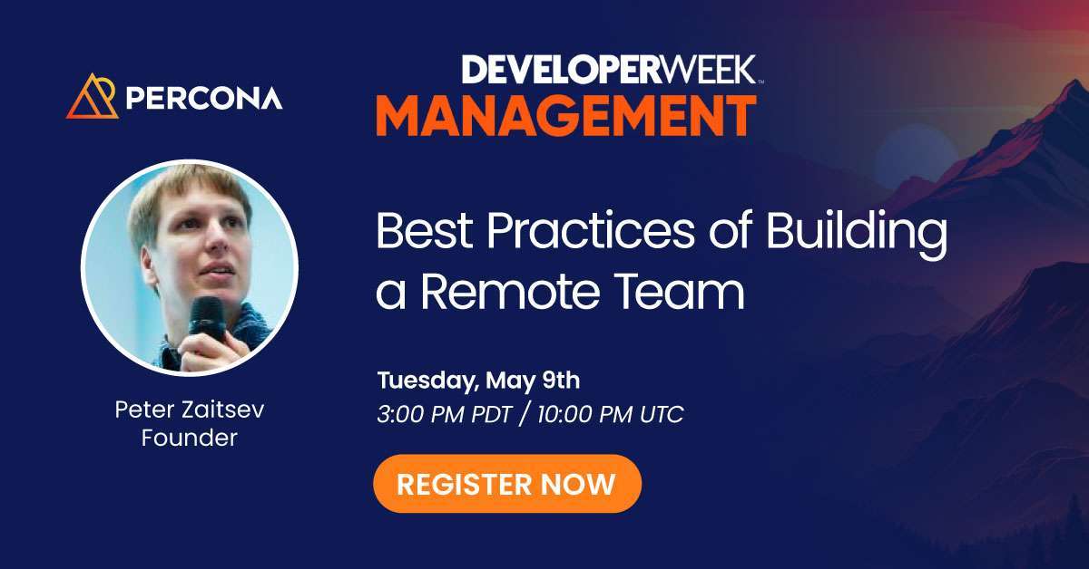 DeveloperWeek Management 2023 Peter