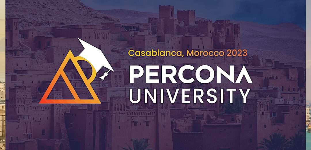 Percona University Marocco 2023