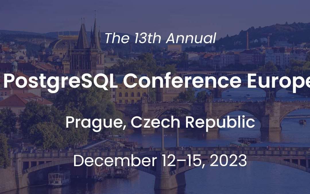 PostgreSQL Conference Europe 2023