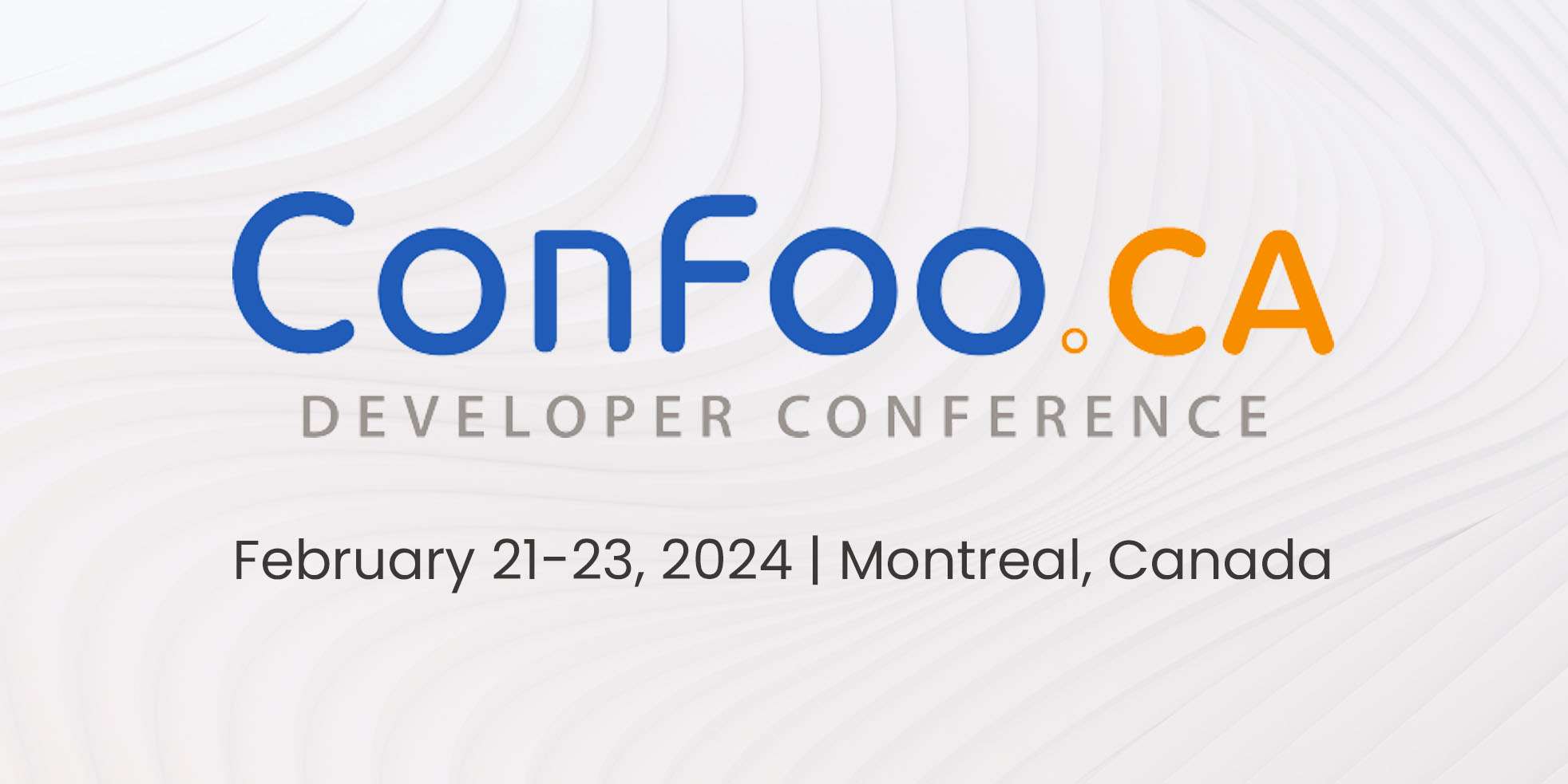 ConFoo Montreal 2024