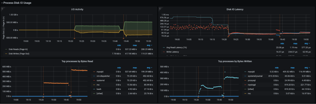 Process Disk IO Usage