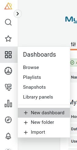 New dashboard
