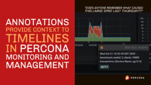 Annotations Percona Monitoring and Management