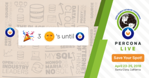 Are you ready for Percona Live 2018