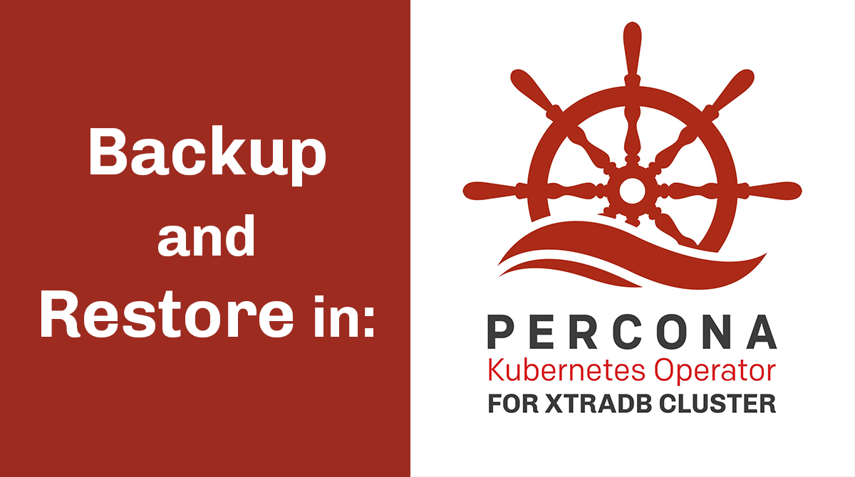 Backup and Restore in Percona Operator for MySQL based on Percona ...