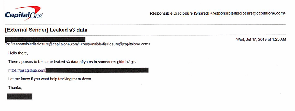 Capital one data breach