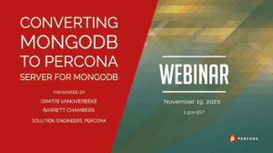 Converting MongoDB to Percona Server for MongoDB