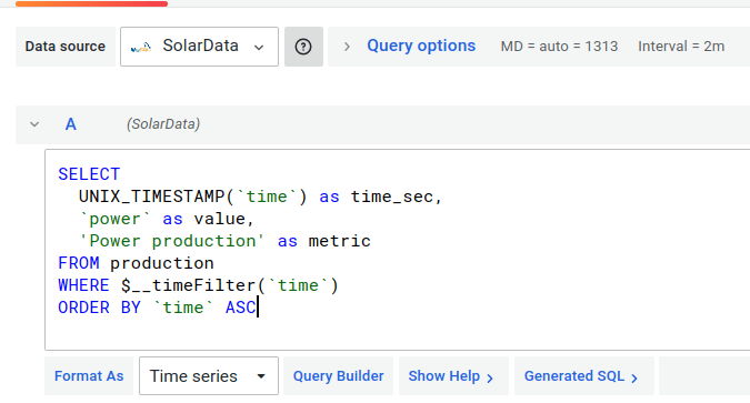 Edit Query