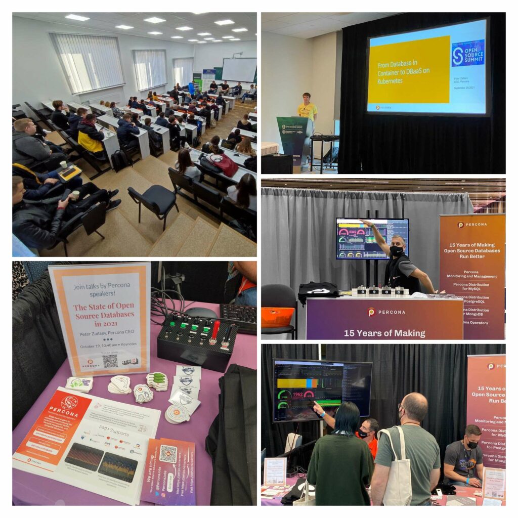 Percona Sponsors Conferences