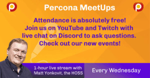 Join Percona Community MeetUps