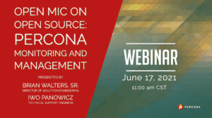 June Webinar Percona Monitoring and Management