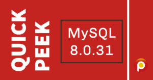 MySQL 8.0.31