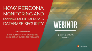 Percona Monitoring and Management Improves Database Security