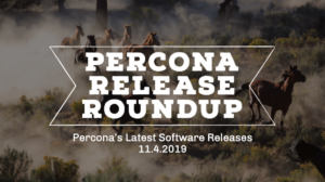 Percona Software Releases