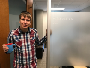 Peter at Percona Headquarters 2