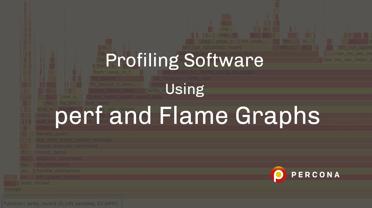 Profiling Software Using perf and Flame Graphs - Percona