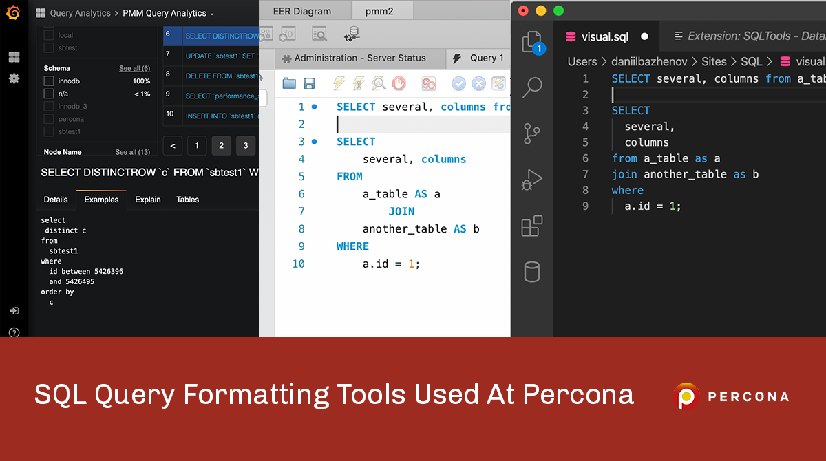 Sql Query Formatting Readability SQL Query Formatting Tools Used At Percona - Percona