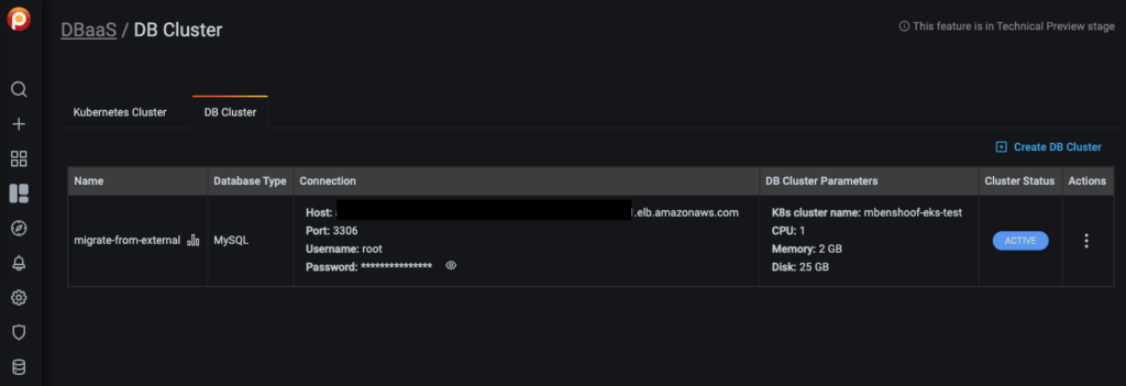  Percona Distribution for MySQL Operator