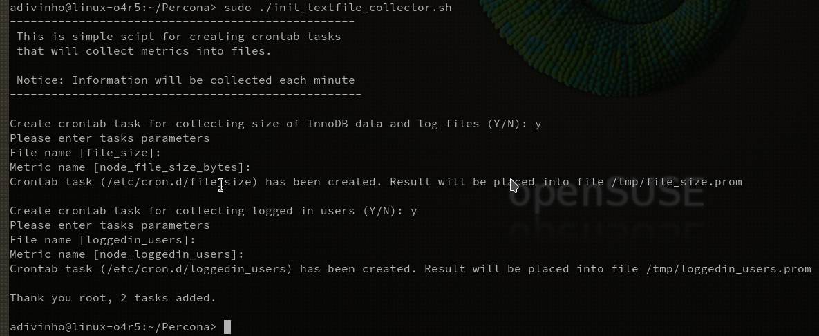 Modifying the cron job - a script