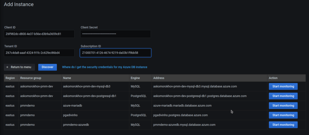 Microsoft Azure MySQL or PostgreSQL