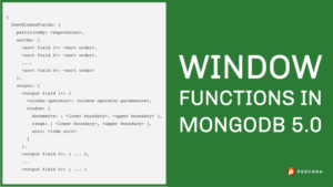 Window Functions in MongoDB 5.0