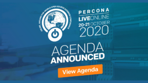agenda percona live online