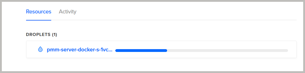Creating the instance of DigitalOcean Droplet