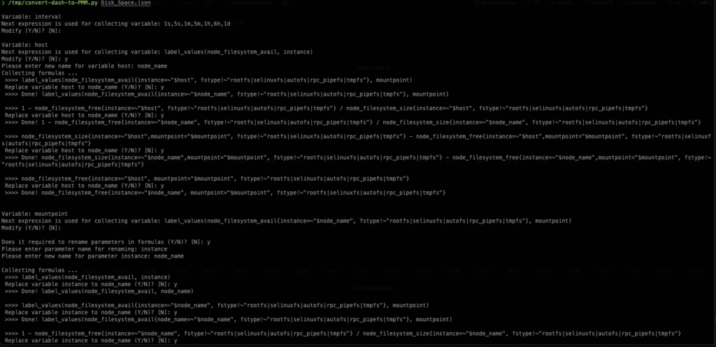 Convert a dashboard to PMM