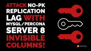 no primary key replication lag mysql