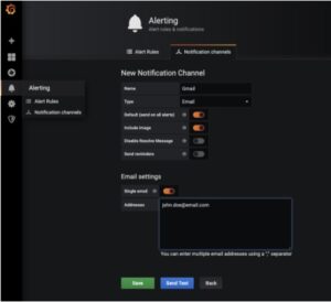 Email Sending in Percona Monitoring and Management