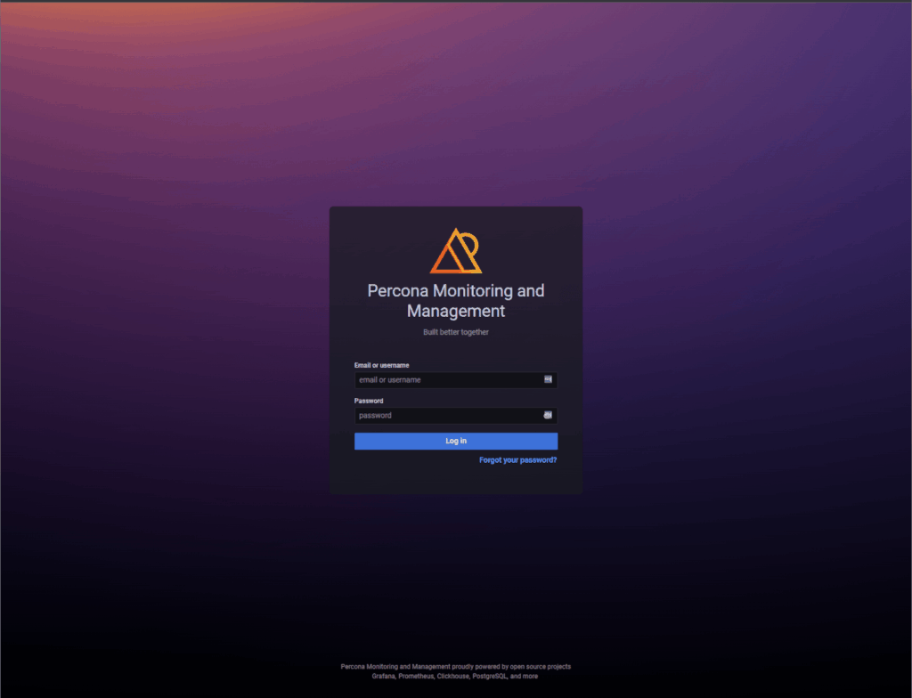 PMM running on Kubernetes