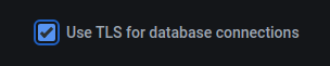 PMM TLS connections