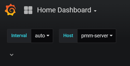 set home dashboard for PMM