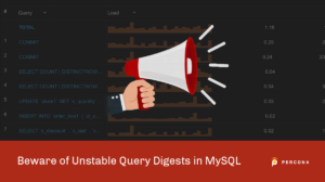 Unstable Query Digests in MySQL